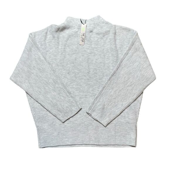 NWT NIC + ZOE Shaker Knit Mock Sweater Reflection Size 2P - Picture 4 of 8